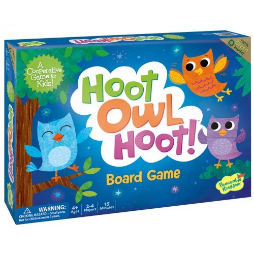 Book Cover Peaceable Kingdom Hoot Owl Hoot - Cooperative Matching Game For Kids