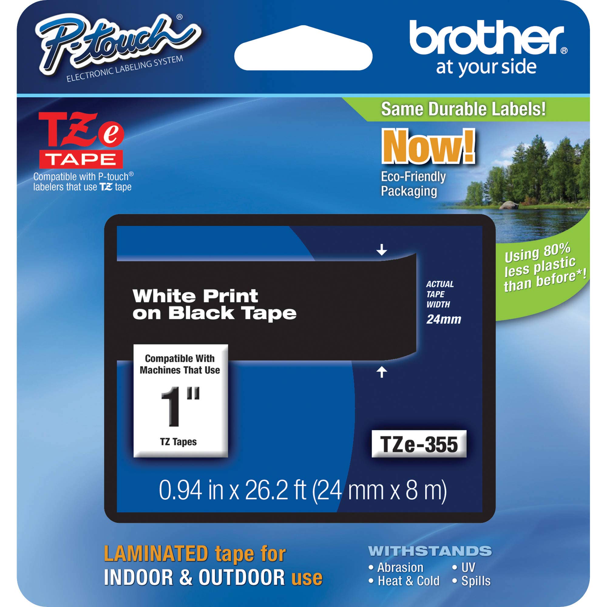 Book Cover Brother Genuine P-Touch TZE-355 Tape, 1