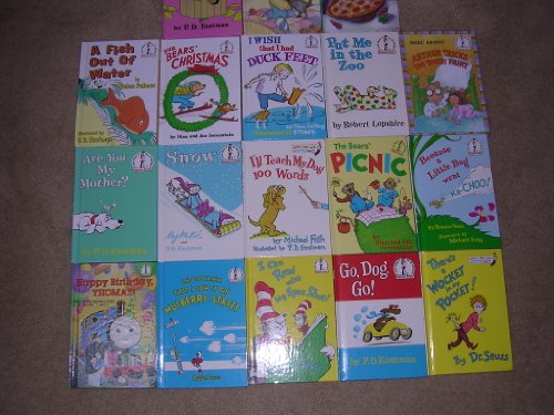 Dr. Seuss Box Set of 18 ; Go Dog Go, Wocket, Mulberry Street, Berenstain Bears, Happy Birthday Thomas, etc.