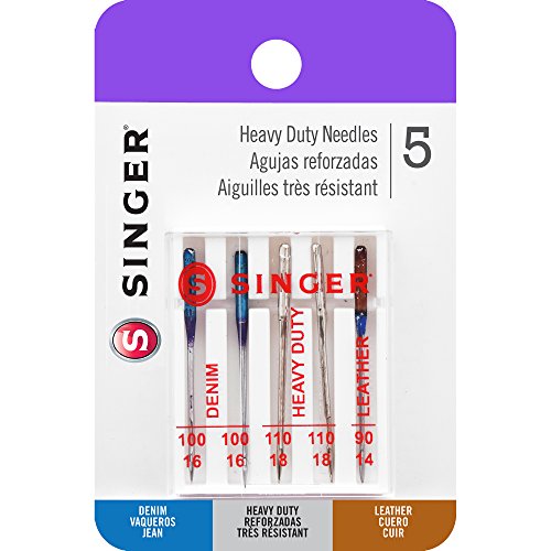 Book Cover SINGER 04801 Universal Heavy Duty Sewing Machine Needles, 5-Count