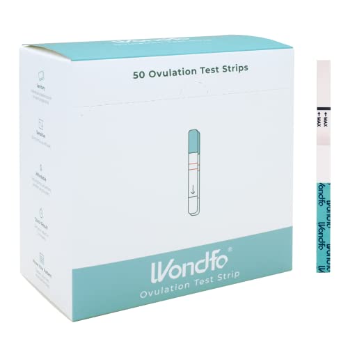 Book Cover Wondfo Ovulation Test Strips Predictor Kit Detecting LH Surge - Highly Sensitive at Home Test Kit (50 Count) - W2-S50