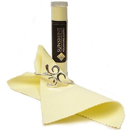 Modern Artisans Trio of Sunshine Polishing Cloths for Sterling Silver, Gold, Brass Copper Metal Jewelry (Set of 3 Tubes)