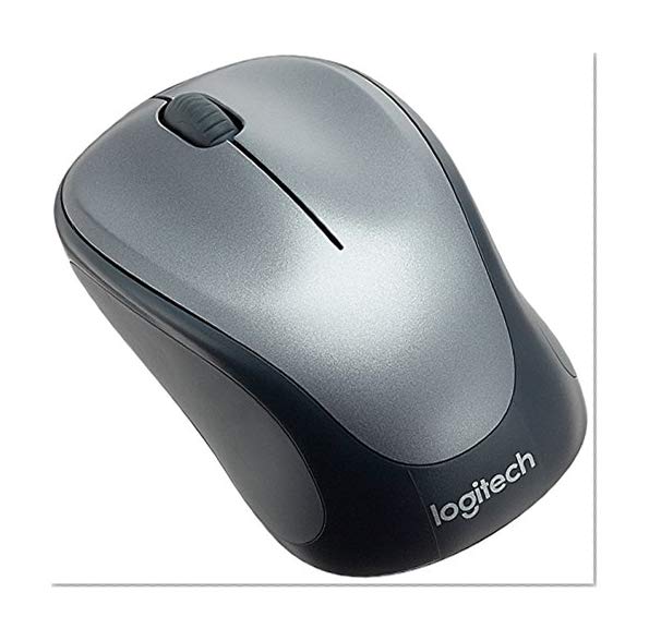 Logitech Wireless Mouse M235 Souris optique sans fil 2.4 GHz récepteur sans fil USB mercure , noir / anthracite