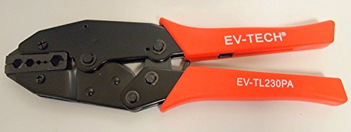 Evertech Professional Coax Coaxial BNC Connector Crimp Crimping Tool - RG59 Siamese Cables for CCTV Security Cameras. BNC Connectors Crimper for RG55,RG58,RG59,RG62,5,6, 21, 140, 141, 142 Crimp Tool