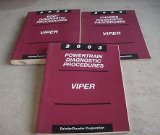 2003 Dodge Viper Service Shop Repair Manual Set Oem 03 (powertrain/body/chassis diagnostics procedures manual.)