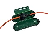 Hot Headz H-EXT-302 Outdoor Extension Safety Seal Resistant Cord Cover for Holiday Lights Water Fountains, Pool Pumps, Air Conditioners, Etc, Single, Green