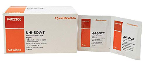 Book Cover Uni-Solve Adhesive Remover Wipes - Box of 50