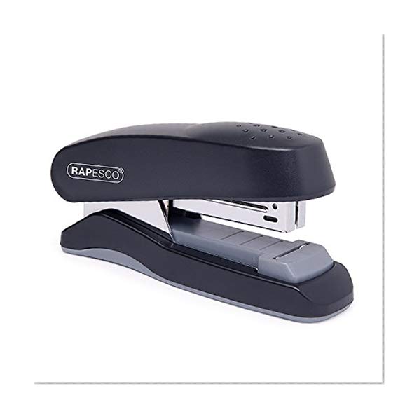 Rapesco Agrafeuse Flat-Clinch 25% Monis d'Effort pour Agrafes 26/6mm et 24/6mm Noir