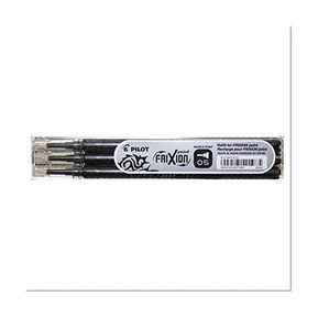Pilot - FriXion Point - Set de 3 recharges - Noir - Pointe Fine