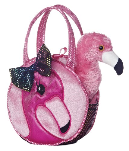 Book Cover Aurora World Fabulous Flamingo Fancy Pals Pet Carrier - 32604