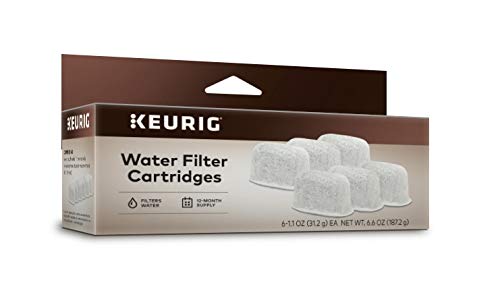 Book Cover Keurig Water Filter Refill Cartridges, Replacement Water Filter Cartridges, Compatible with 2.0 K-Cup Pod Coffee Makers, 6 Count (Packaging May Vary)