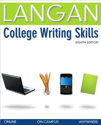 by John Langan College Writing Skills(text only)8th (Eighth) edition [Paperback]2010