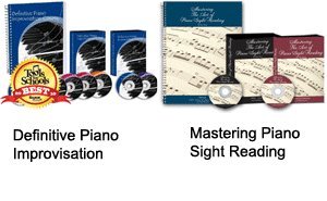 Piano Course Bundle: Definitive Piano Improvisation & Piano Sight Reading (DVDs and Book) (Home Study Course)