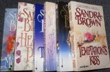 Sandra Brown (6 Novels) Temptation's Kiss,Rana Look,Fanta C,Thursday's Child,Heaven's Price,Riley in the Morning