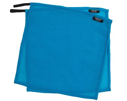 LUNATEC Self-Cleaning Travel Washcloth. Odor-Free, Quick Drying & Light Exfoliation. Wash Cloth is Ideal for Camping, Backpacking, Bathrooms, Gym, RVs and Boating. Compliments Any Travel Towel. (2-pack)