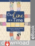One Line at a Time: 24 Geometric Machine-Quilting Designs Made Easy