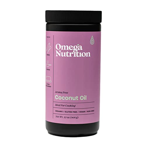Book Cover Omega Nutrition Coconut Oil, 32-Ounce
