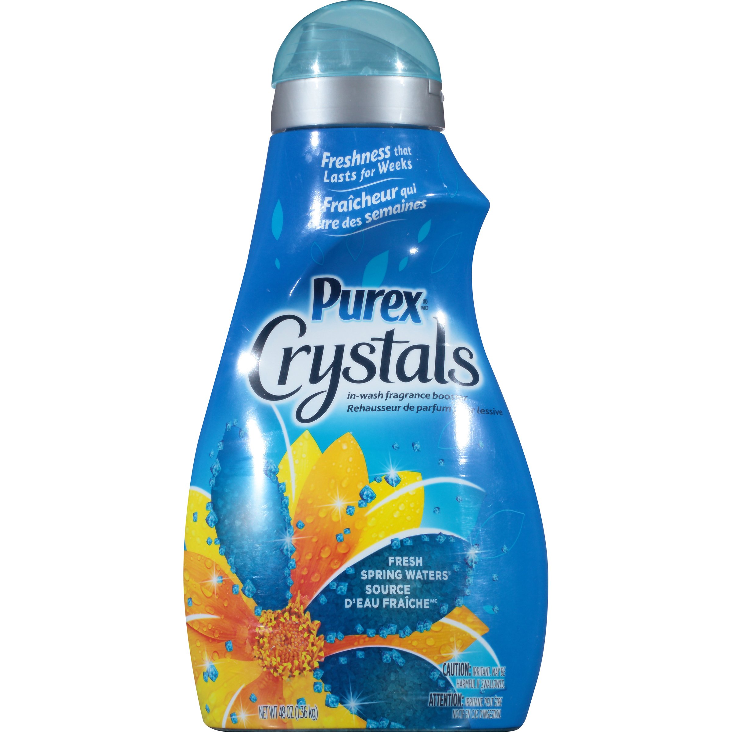 Purex Crystals In-Wash Fragrance Booster, Fresh Spring Waters, 48 Ounce