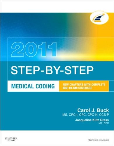 Step-by-Step Medical Coding 2011 Edition (text only) 15th(fifteenth) edition by C. J. Buck MS CPC CPC-H CCS-P