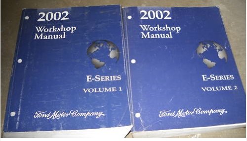 2002 Ford E-Series Van 150 250 350 Service Manual Set (2 volume set)