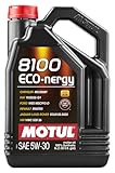 Motul 8100 ECO-nergy 5W-30 Full Synthetic Motor Oil with Advanced Low-Friction Formula – ACEA A5/B5 & API SP Approved for Ford, Jaguar Land Rover, VW & European Applications – 5 Liter