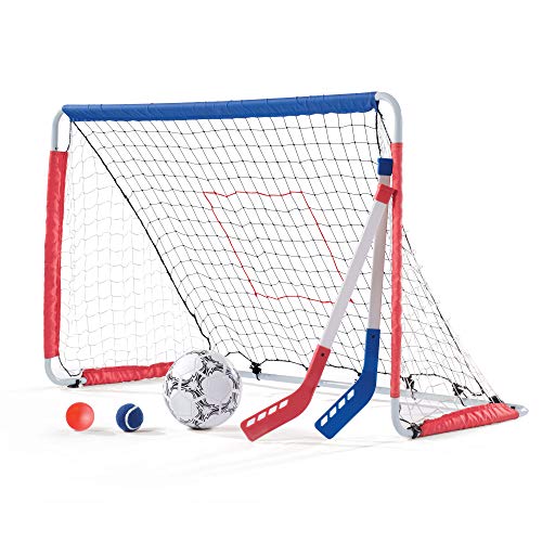 Step2 Kickback Soccer Goal And Pitch Back