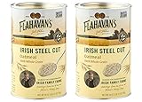 Flahavan’s Irish Steel Cut Oatmeal, 28 Ounce, 100% Whole Grain Oats, Non-GMO Verified, Field to Spoon, Traditional Irish Oatmeal, Tin [Pack of 2]