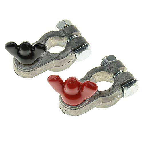 Shoreline Marine Terminals Battery Kit | Easy to Install | 5/16" Negative Terminal & 3/8" Positive Terminal