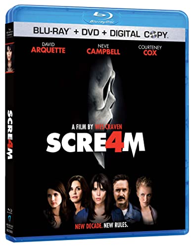 Book Cover Scream 4 (Blu-ray + DVD + Digital Copy)