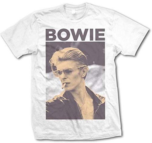 Book Cover Bravado International Group David Bowie - Mens Smoking T-Shirt-Small