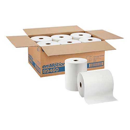 Book Cover enMotion 10â€ Paper Towel Roll by GP PRO (Georgia-Pacific), White, 89460, 800 Feet Per Roll, 6 Rolls Per Case