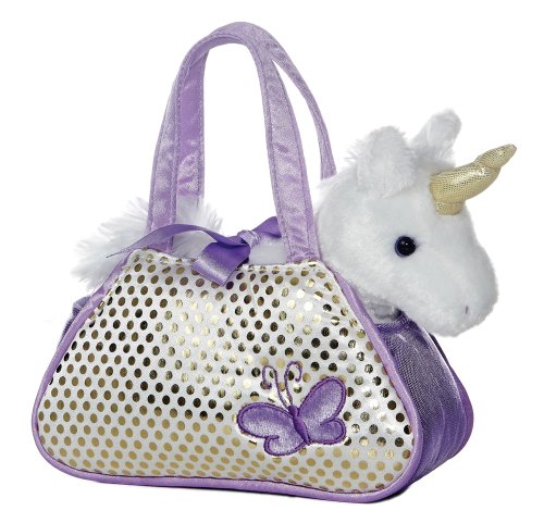 Book Cover Aurora Unicorn Fancy Pals Purse with 8