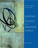 Essentials of Statistics for the Behavioral Science (text only) 7th (Seventh) edition by F. J Gravetter,L. B. Wallnau,Jon-David Hague