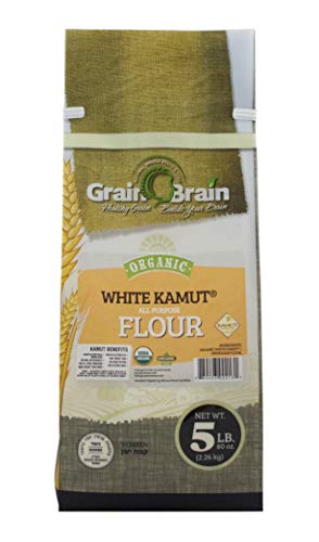 Organic White Kamut All Purpose Flour, (5 Pound)