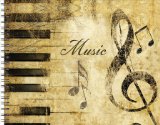 Music Journal - Grunge ( Black wire-o )