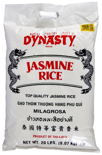 Book Cover Dynasty Jasmine Rice, 20-Pound