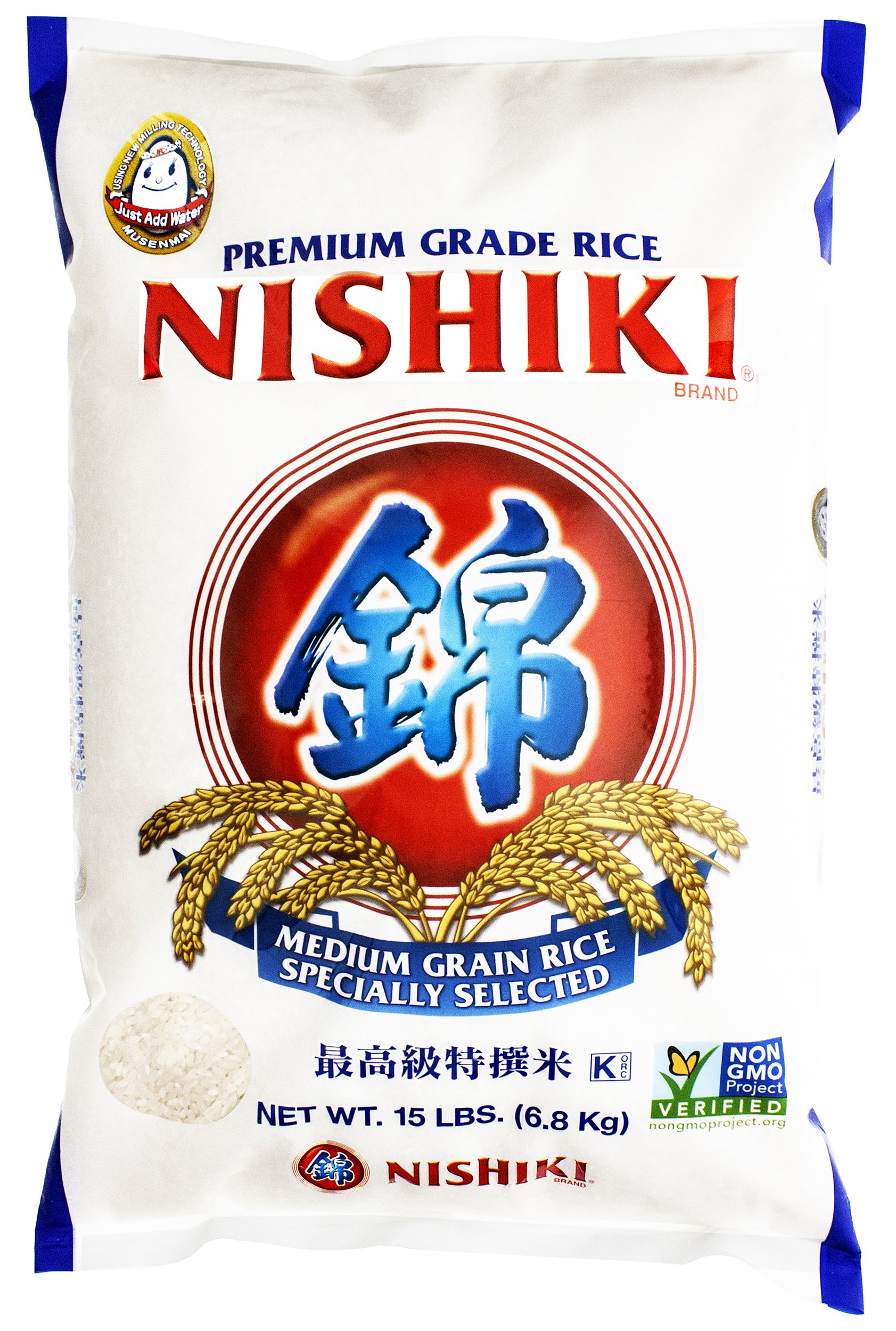 Book Cover Nishiki Premium Rice, Medium Grain,15 Pound (Pack of 1)