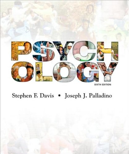 Psychology (text only) 6th (Sixth) edition by S. F. Davis,J. J. Palladino
