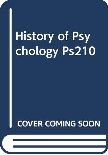 History of Psychology Ps210