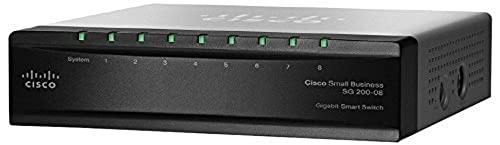 Cisco SG200-08 8-port Gigabit Smart Switch (SLM2008T-NA)