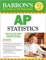 Barron's AP Statistics 5th (fifth) edition Text Only
