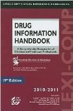 Lexi-Comp's Drug Information Handbook 2010-2011 19th (nineteenth) edition Text Only