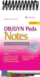 OB/GYN & Peds Notes 2nd (second) edition Text Only