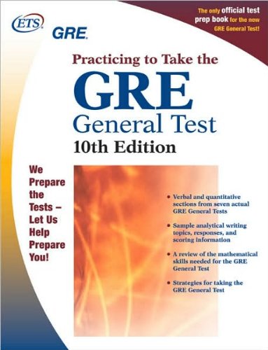 GRE (text only) 10th (Tenth) edition by Educational Testing Service