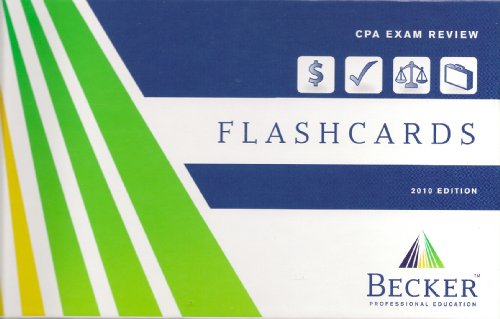 2010 Edition CPA Exam Review Flashcards