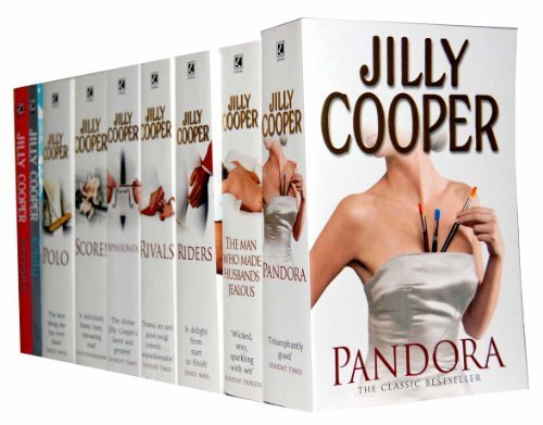 Jilly Cooper 9 Books Collection Set (Score!, Polo, Emily, Riders, Rivals ,Appassionata , Imogen, Pandora, The Man Who Made Husbands Jealous,)