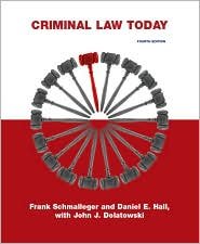 Criminal Law Today 4th (forth) edition Text Only