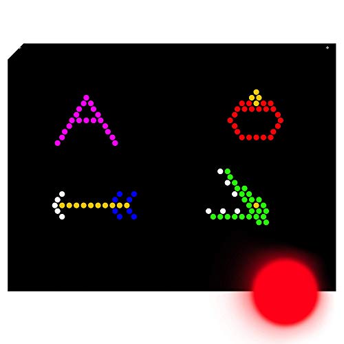 Classic 9x12 Lite Brite Refill: Letters (RECTANGLE - 26 Sheets) - NOT for New Magic Screen