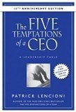 The Five Temptations of a CEO, 10th Anniversary Edition: A Leadership Fable (J-B Lencioni Series) [Deluxe Edition] [Hardcover]