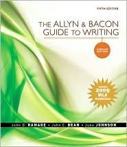 Allyn & Bacon Guide to Writing 5th (fifth) edition Text Only